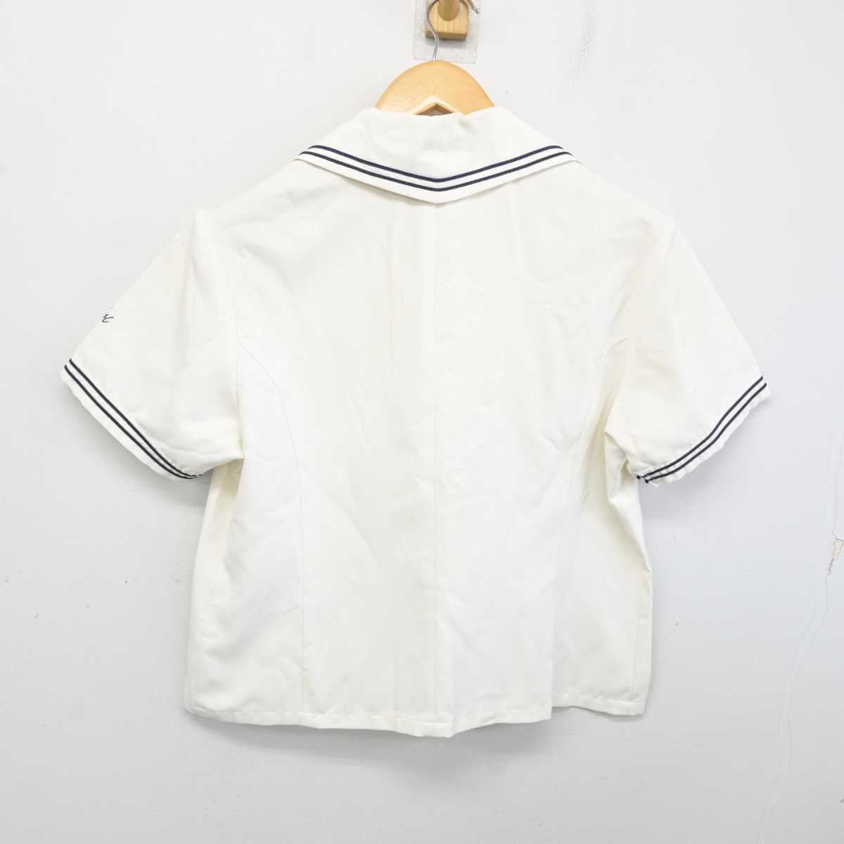 【中古】福島県 福島北高等学校 女子制服 2点 (セーラー服・スカート) sf080928