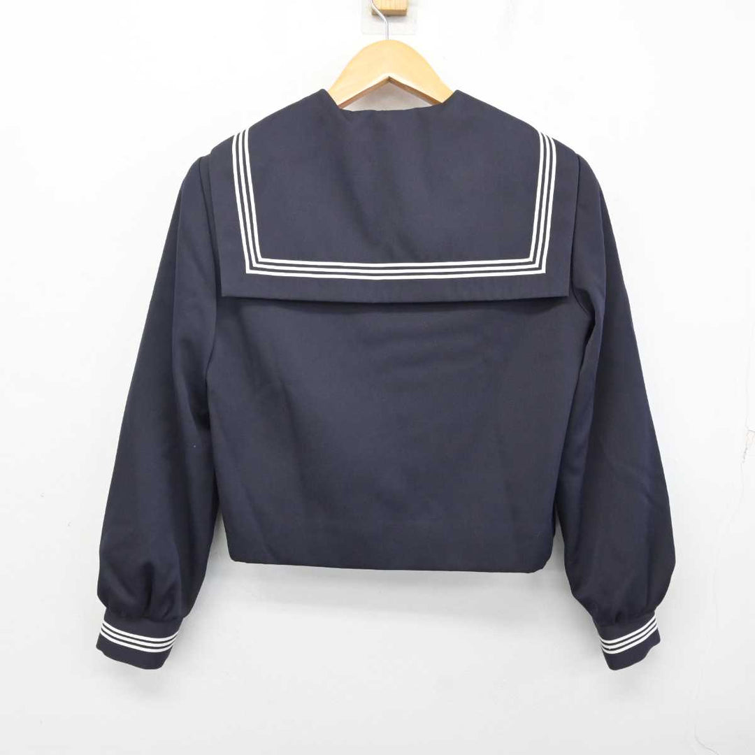 中古】静岡県 小山中学校 女子制服 2点 (セーラー服) sf080931