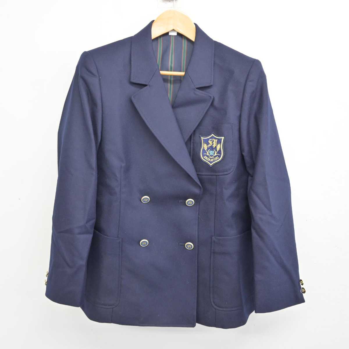 【中古】宮城県 仙台白百合学園高等学校 女子制服 2点 (ブレザー・ニット) sf080940