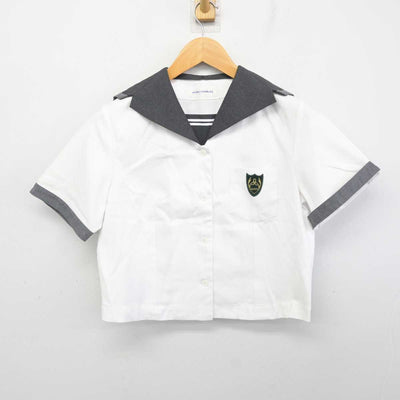 【中古】岡山県 山陽学園高等学校 女子制服 2点 (セーラー服・スカート) sf080946