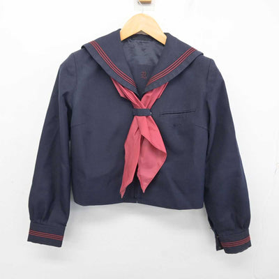 【中古】東京都 両国中学校 女子制服 2点 (セーラー服) sf080949