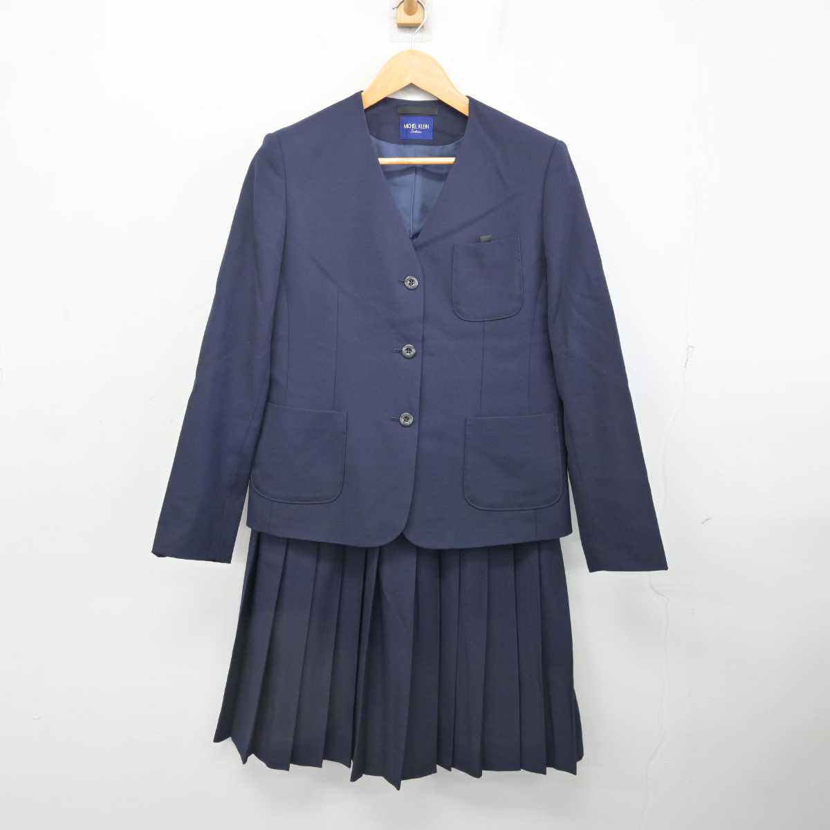 【中古】北海道 明星中学校 女子制服 3点 (ブレザー・ベスト・スカート) sf080950