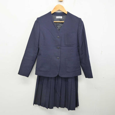 【中古】北海道 明星中学校 女子制服 2点 (ブレザー・スカート) sf080951