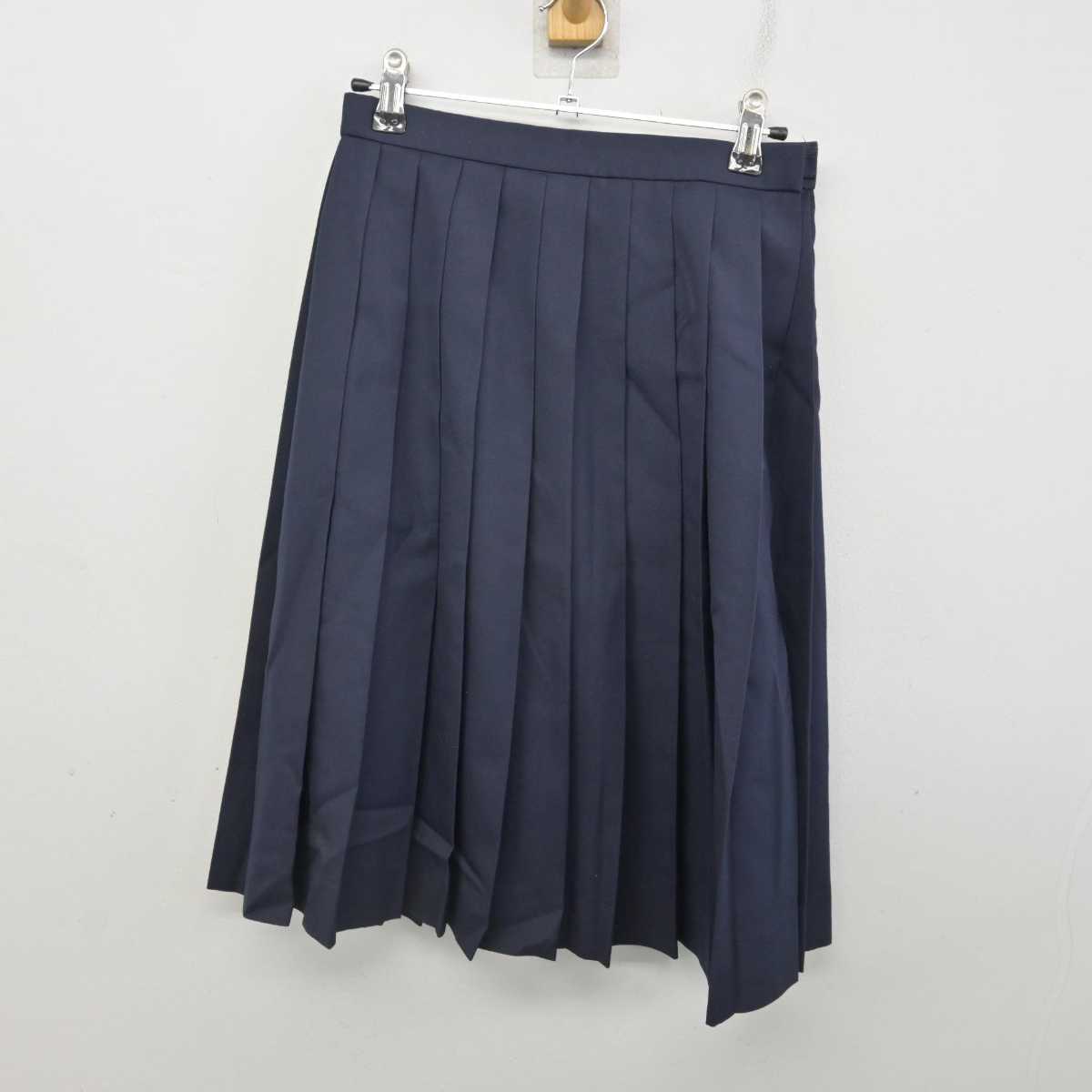 【中古】北海道 明星中学校 女子制服 2点 (ベスト・スカート) sf080952