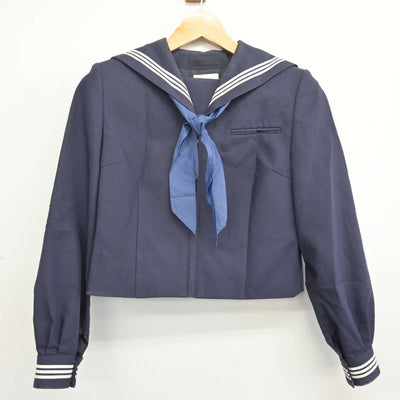 【中古】東京都  瑞江中学校 女子制服 3点 (セーラー服・ジャンパースカート) sf080957