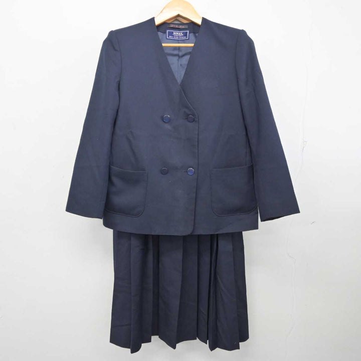 中古】青森県 八戸西高等学校 女子制服 4点 (ブレザー・スカート