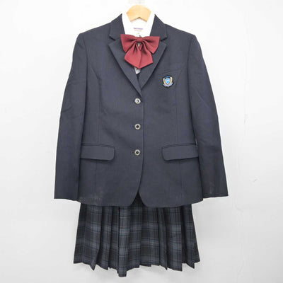 【中古】埼玉県 花咲徳栄高等学校 女子制服 5点 (ブレザー・ニット・シャツ・スカート) sf080987