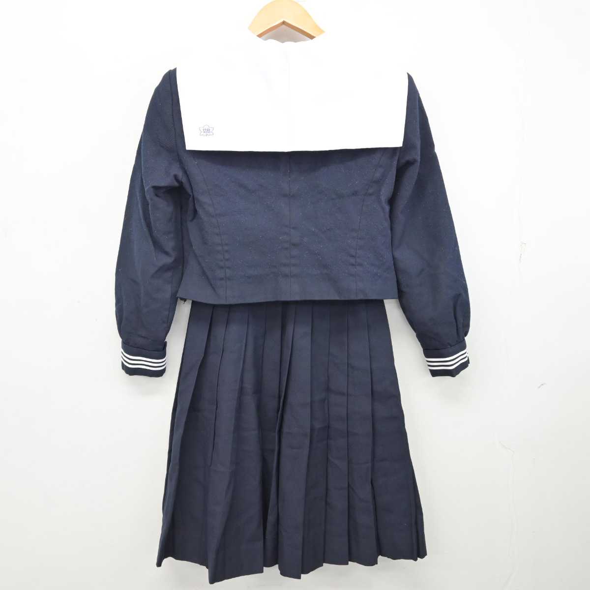 【中古】栃木県 栃木女子高等学校 女子制服 3点 (セーラー服・スカート) sf080989