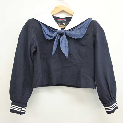 【中古】栃木県 栃木女子高等学校 女子制服 3点 (セーラー服・スカート) sf080989