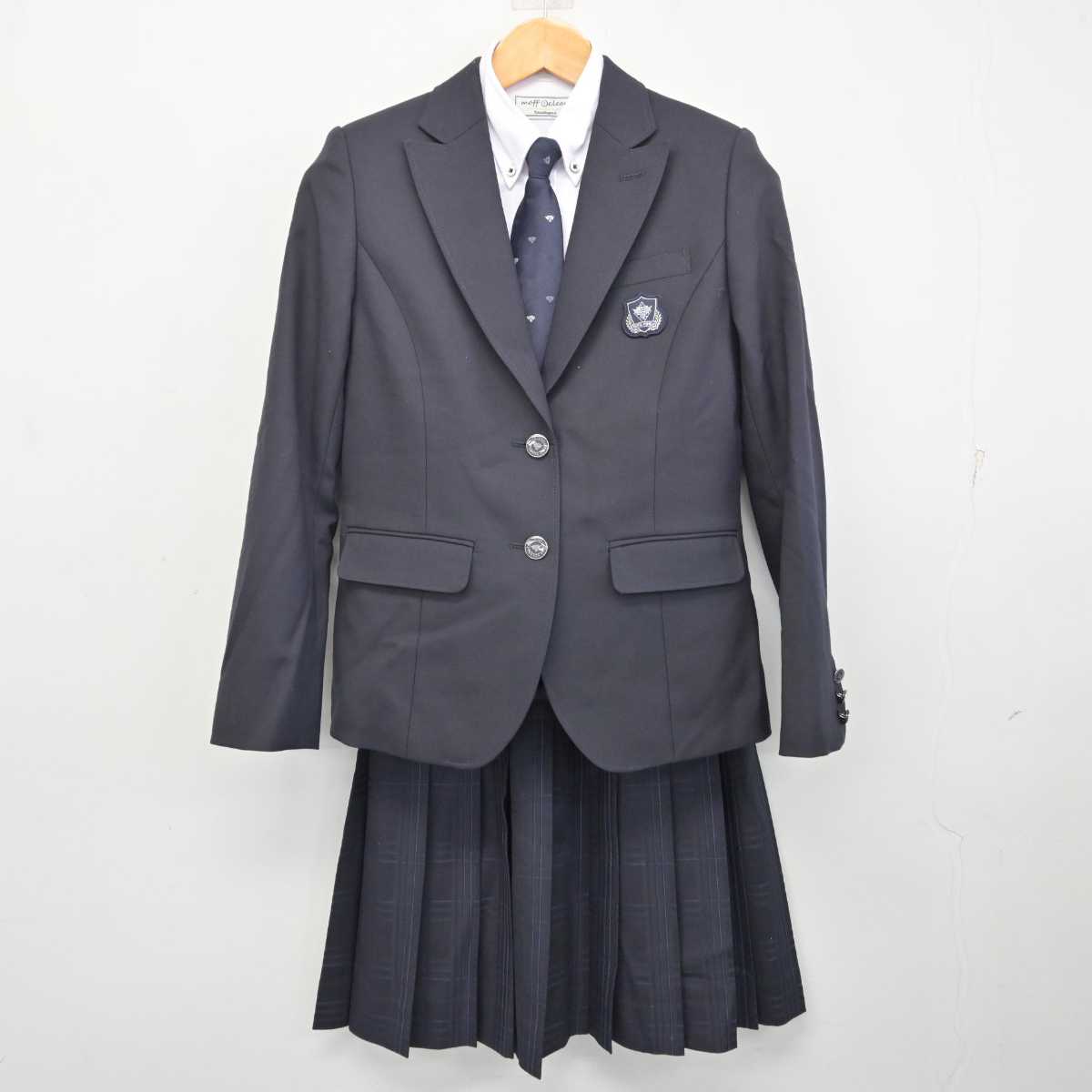 【中古】兵庫県 東洋大学附属姫路高等学校 女子制服 5点 (ブレザー・シャツ・スカート) sf080997