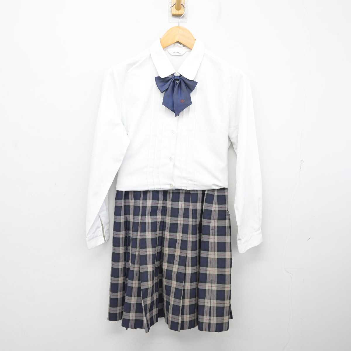 【中古】東京都 順天中学校・高等学校 女子制服 3点 (シャツ・スカート) sf081006