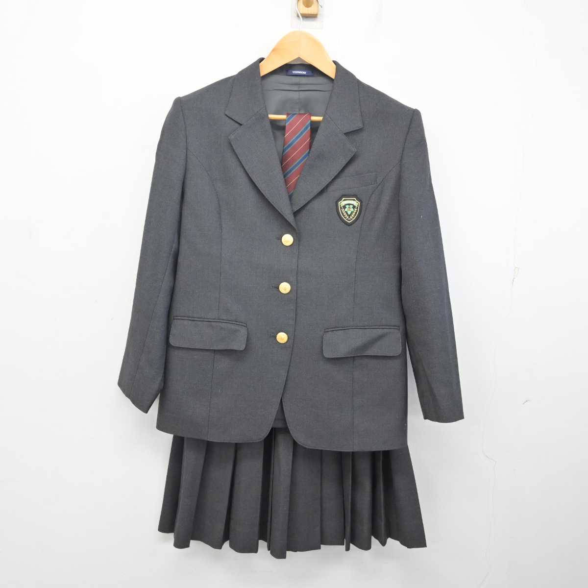 【中古】東京都 昭和第一高等学校 女子制服 3点 (ブレザー・スカート) sf081012