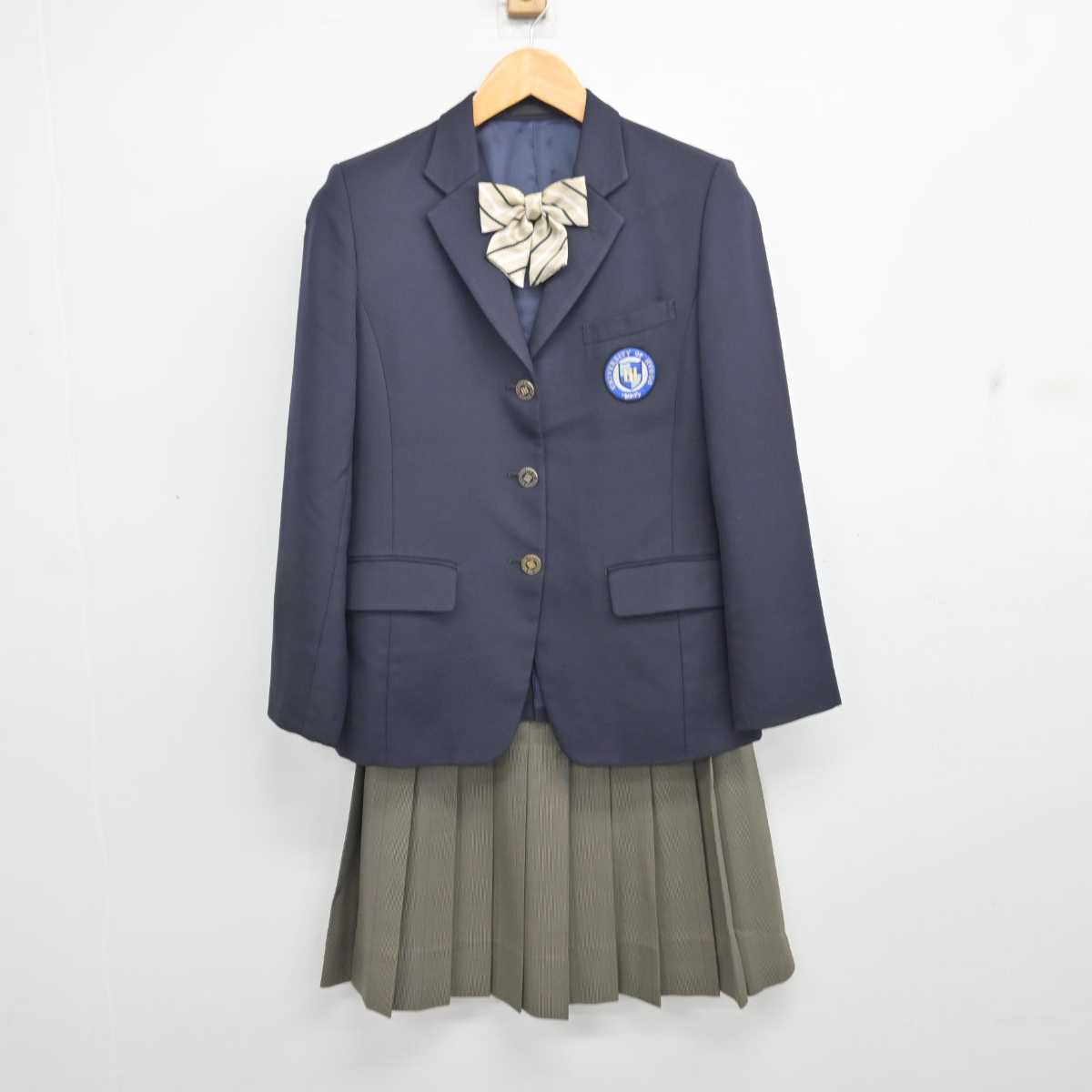 【中古】兵庫県 兵庫県立大学附属高等学校 女子制服 3点 (ブレザー・スカート) sf081043