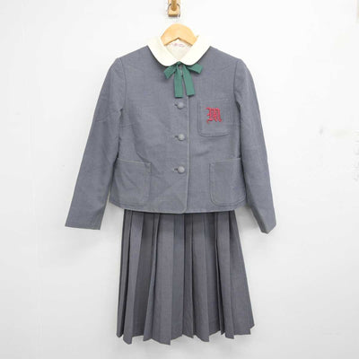 【中古】新潟県 長岡市立宮内中学校 女子制服 4点 (ブレザー・シャツ・スカート) sf081079