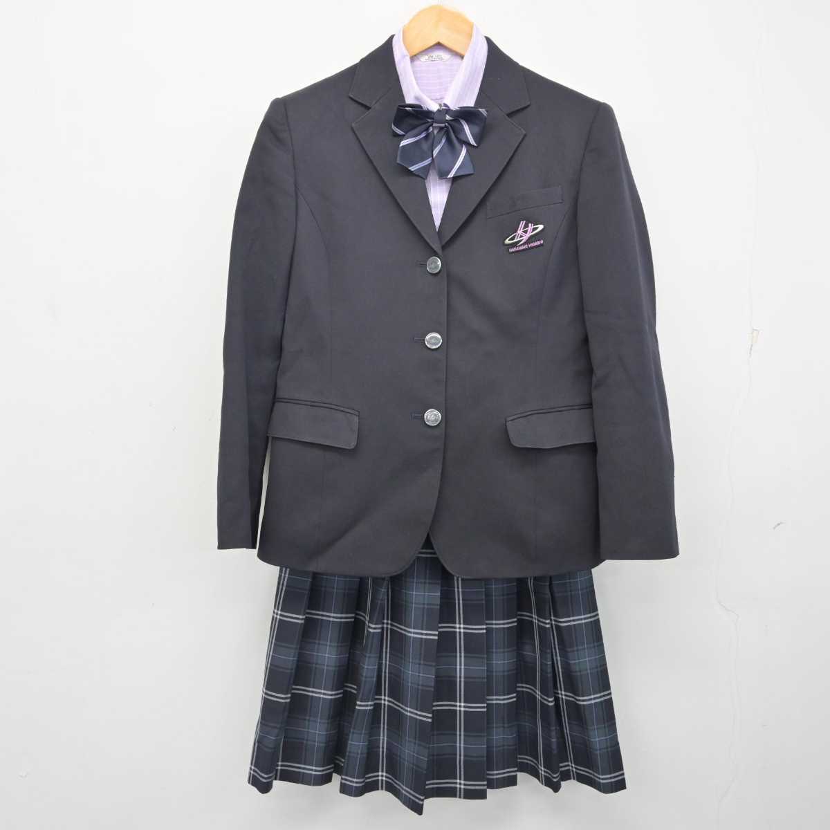 【中古】岩手県 花巻東高等学校 女子制服 4点 (ブレザー・シャツ・スカート) sf081084