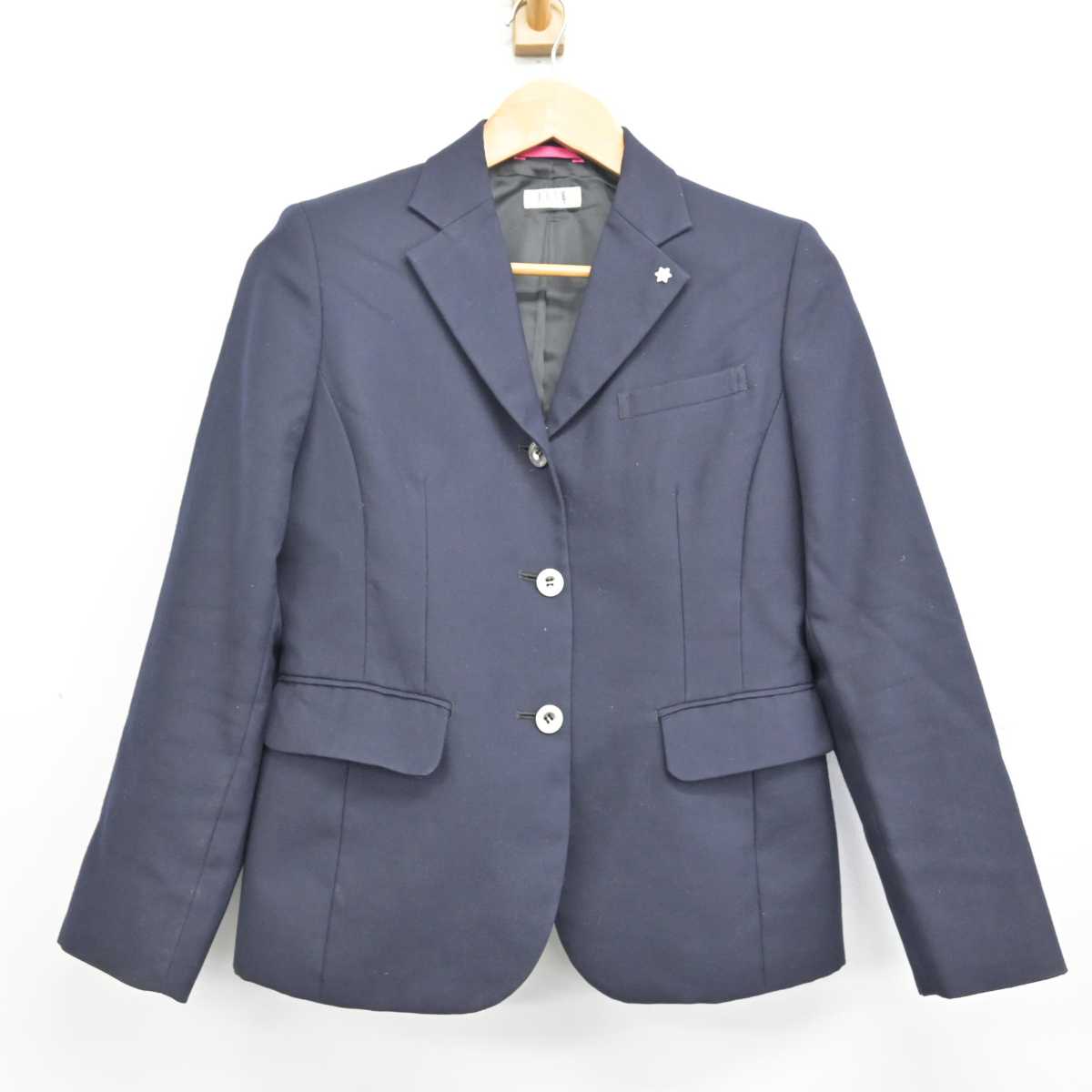 【中古】愛知県 至学館高等学校 女子制服 4点 (ブレザー・スカート) sf081089