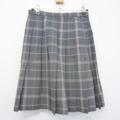 【中古】愛知県 至学館高等学校 女子制服 2点 (シャツ・スカート) sf081090