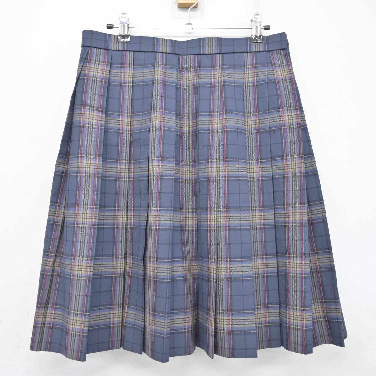 【中古】北海道 札幌北斗高等学校 女子制服 2点 (ニットベスト・スカート) sf081096