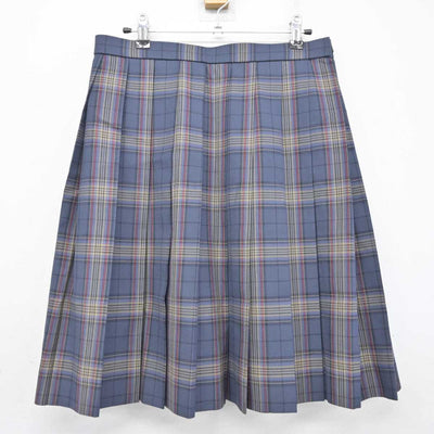 【中古】北海道 札幌北斗高等学校 女子制服 2点 (ニットベスト・スカート) sf081096