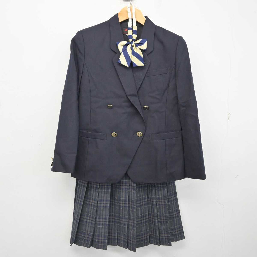 中古】茨城県 つくば工科高等学校 女子制服 3点 (ブレザー 中古】茨城県 つくば工科高等学校 女子制服 3点 (ブレザー