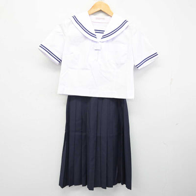 【中古】茨城県 大穂中学校 女子制服 3点 (セーラー服・スカート) sf081107