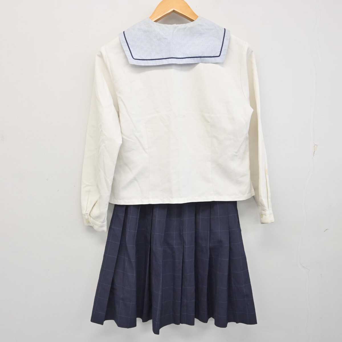 【中古】茨城県 水戸女子高等学校 女子制服 2点 (セーラー服・スカート) sf081109