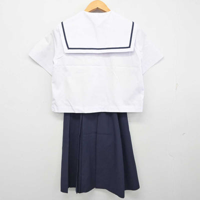 【中古】岡山県 岡山一宮高等学校 女子制服 4点 (ニットベスト・セーラー服・スカート) sf081115