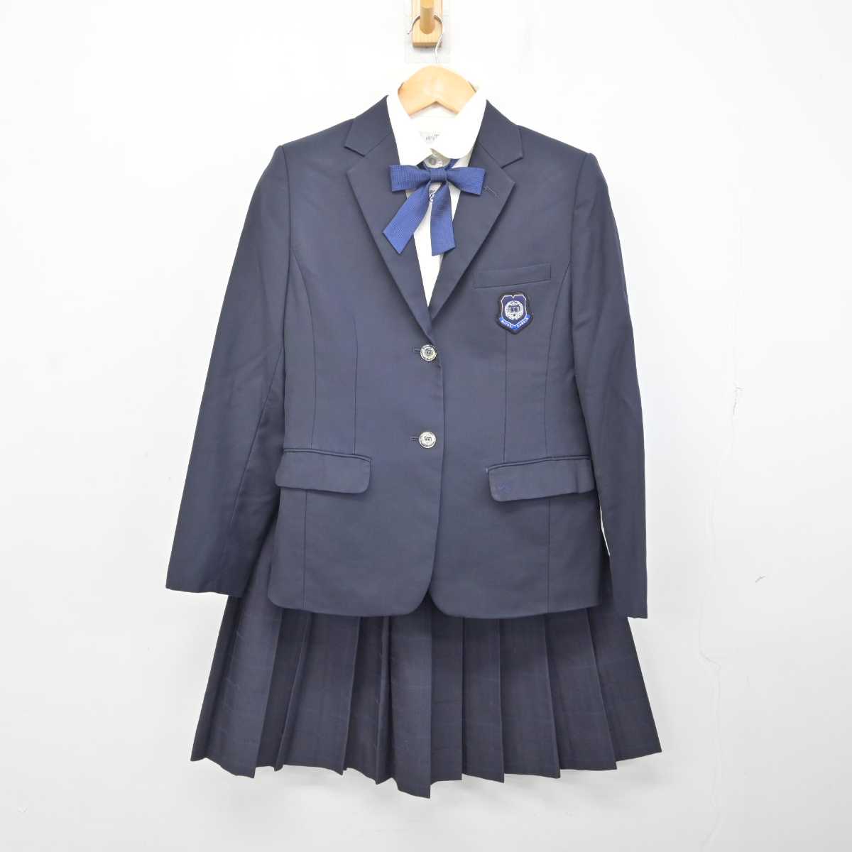 【中古】宮城県 宮城学院高等学校 女子制服 4点 (ブレザー・シャツ・スカート) sf081130