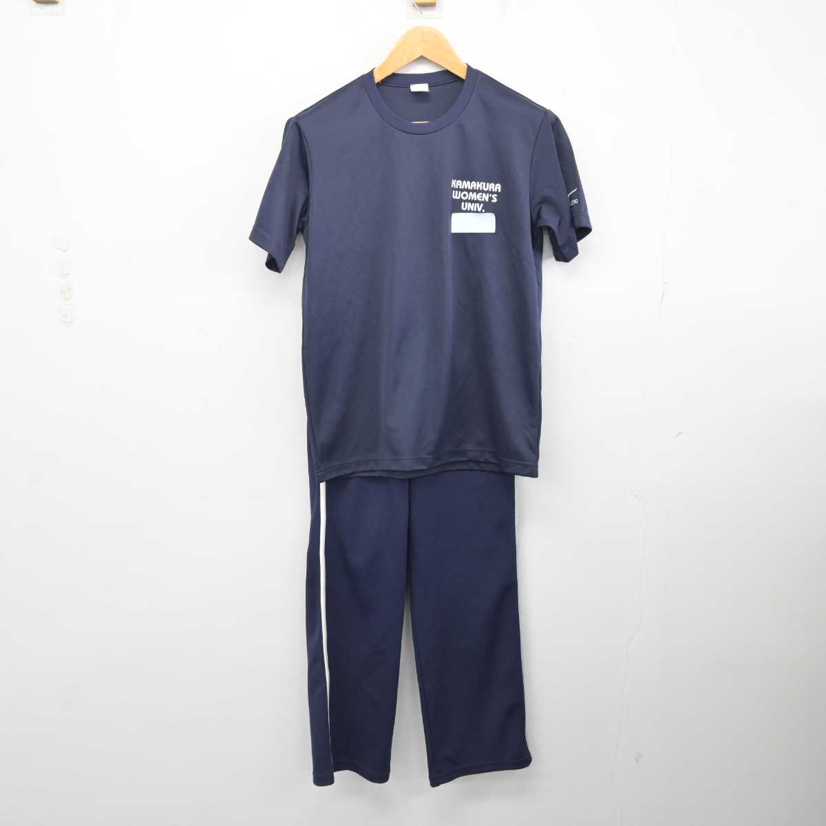 【中古】神奈川県 鎌倉女子大学高等部 女子制服 3点 (ジャージ 上・体操服 上・ジャージ 下) sf081140