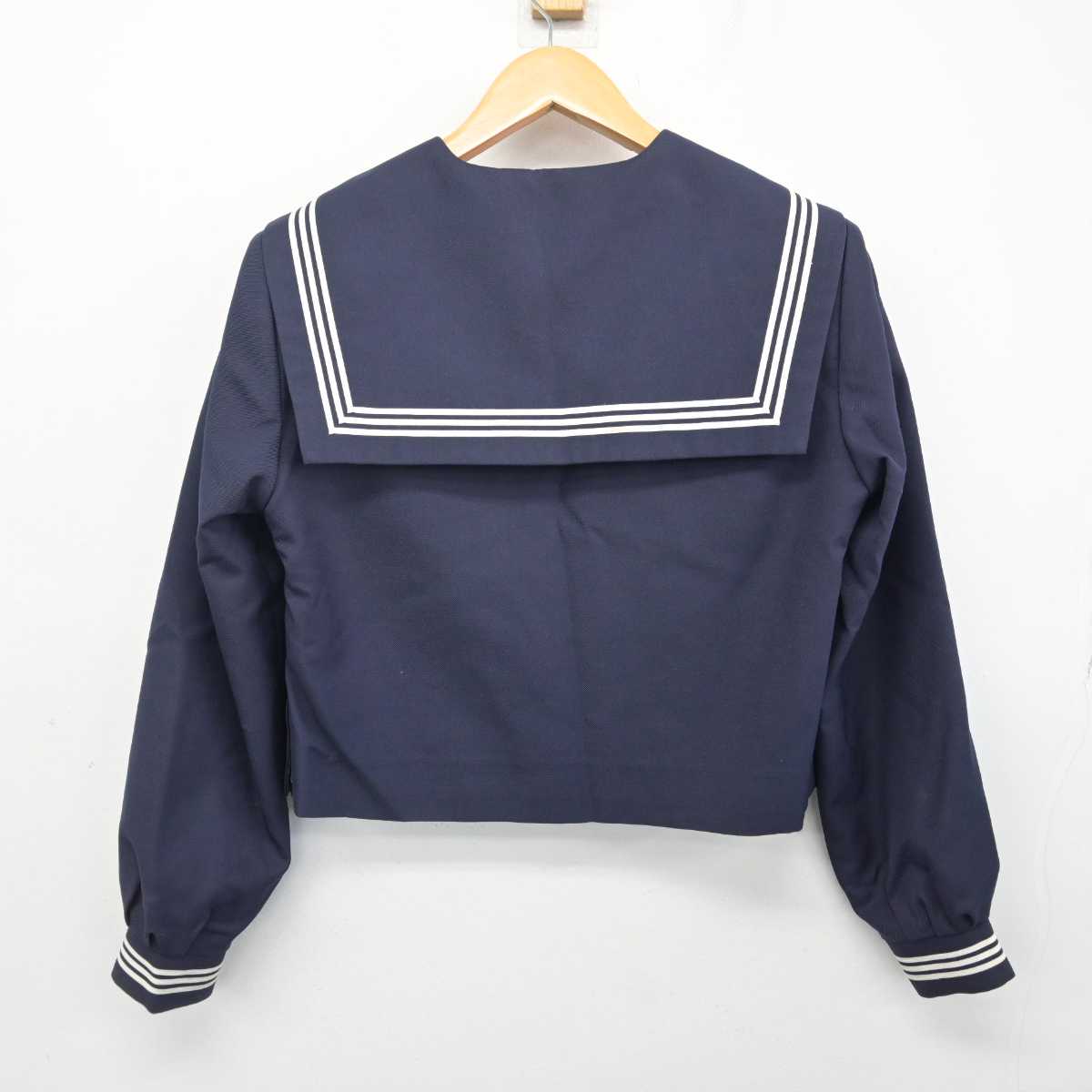 【中古】兵庫県 松陽中学校 女子制服 2点 (セーラー服・スカート) sf081154