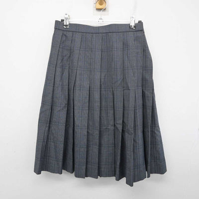 【中古】福島県 福島商業高等学校 女子制服 4点 (ブレザー・ニット・スカート) sf081160