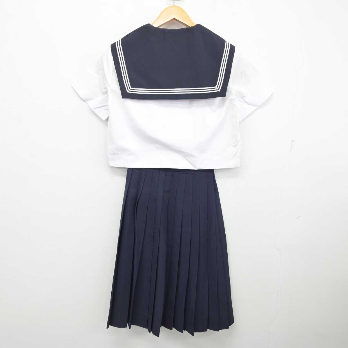 【中古】愛知県 一宮北高等学校 女子制服 3点 (セーラー服・スカート) sf081193