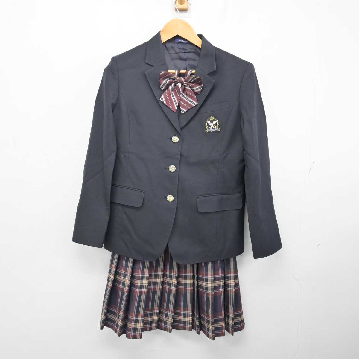 【中古】東京都 東村山第七中学校 女子制服 3点 (ブレザー・スカート) sf081210