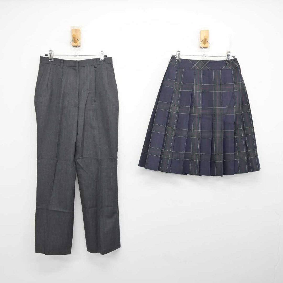 中古】 日々輝学園高等学校 女子制服 2点 (スカート・ズボン) sf081224