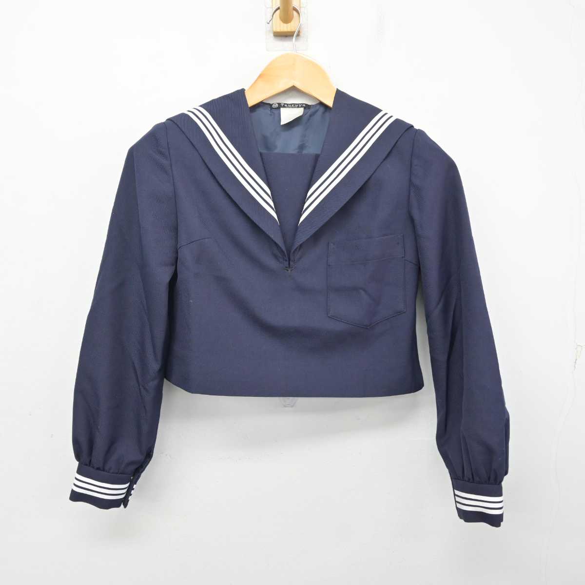 【中古】熊本県 山鹿中学校 女子制服 1点 (セーラー服) sf081238