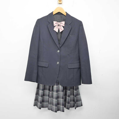 【中古】岩手県 胆沢中学校 女子制服 3点 (ブレザー・スカート) sf081242