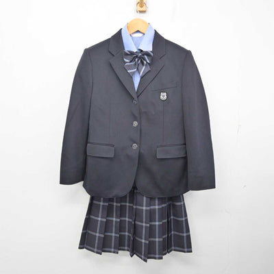 【中古】北海道 札幌新陽高等学校 女子制服 4点 (ブレザー・シャツ・スカート) sf081243