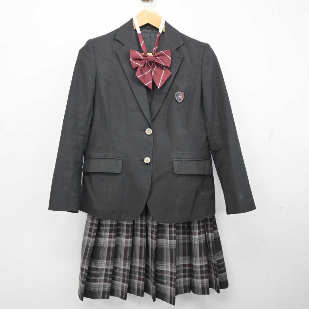 中古】東京都 足立西高等学校 女子制服 4点 (ブレザー・ニット 中古】東京都 足立西高等学校 女子制服 4点 (ブレザー・ニット