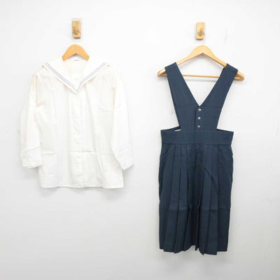【中古】神奈川県 高浜高等学校/旧制服 女子制服 4点 (ブレザー・ブラウス・ジャンパースカート) sf081300