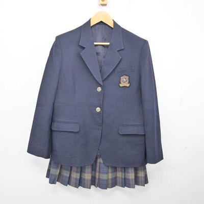 【中古】広島県 広島みらい創生高等学校 女子制服 2点 (ブレザー・スカート) sf081310