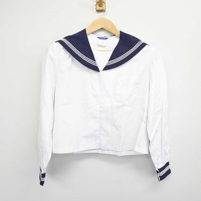 【中古】福島県 郡山第六中学校 女子制服 2点 (セーラー服) sf081322