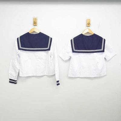 【中古】福島県 郡山第六中学校 女子制服 2点 (セーラー服) sf081322