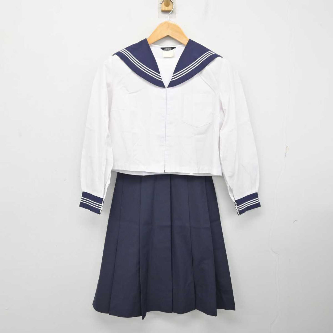 中古】福島県 郡山第六中学校 女子制服 3点 (セーラー服 中古】福島県 郡山第六中学校 女子制服 3点 (セーラー服