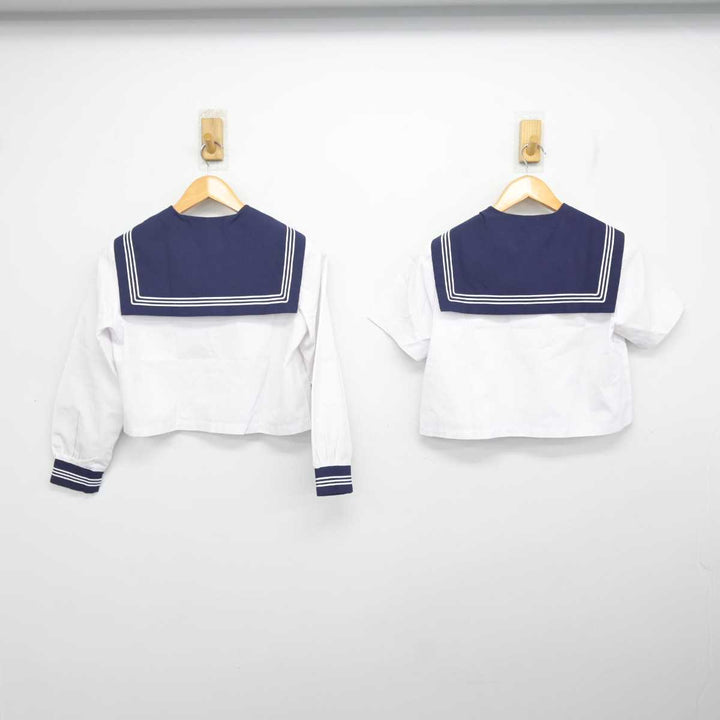 中古】福島県 郡山第六中学校 女子制服 3点 (セーラー服 中古】福島県 郡山第六中学校 女子制服 3点 (セーラー服