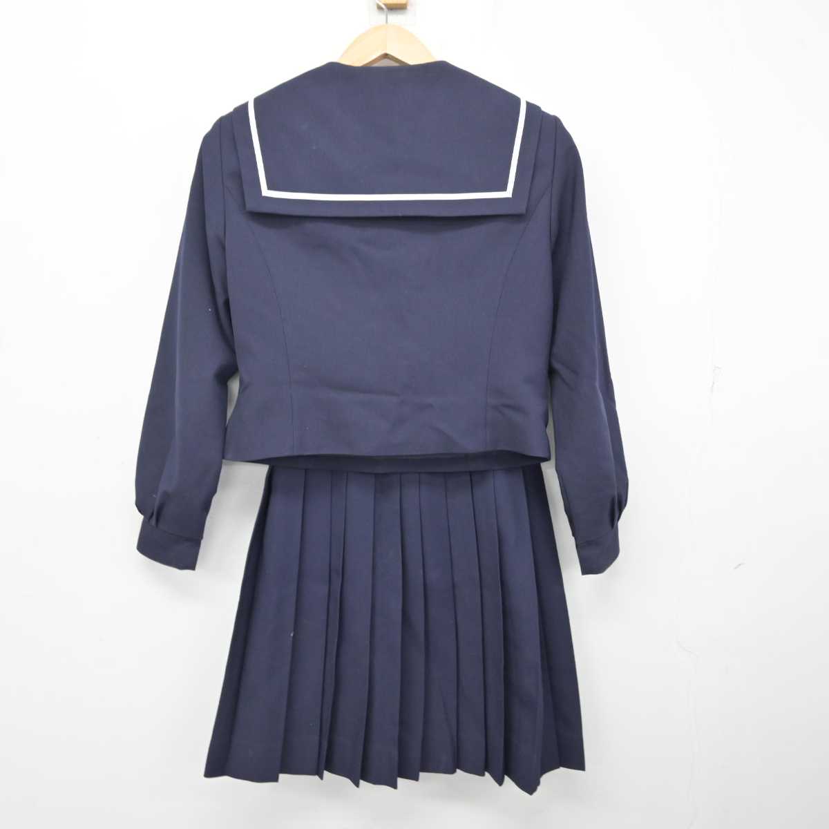 【中古】北海道 江別第一中学校 女子制服 3点 (セーラー服・スカート) sf081339