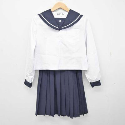 【中古】北海道 江別第一中学校 女子制服 2点 (セーラー服・スカート) sf081340