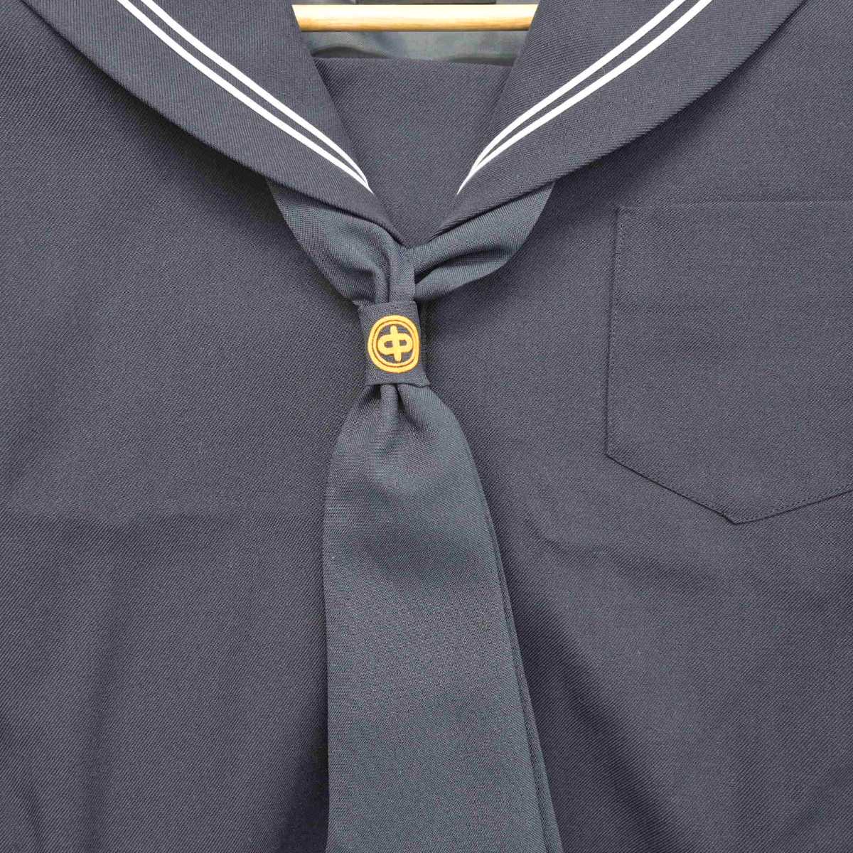 【中古】福井県 成和中学校 女子制服 3点 (セーラー服・スカート) sf081346