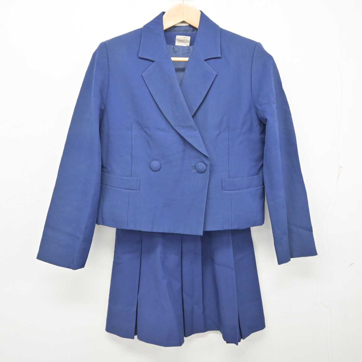 【中古】茨城県 水戸商業高等学校 女子制服 3点 (ブレザー・ベスト・スカート) sf081347