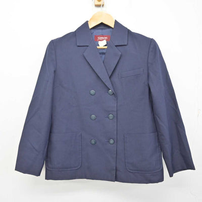 【中古】茨城県 笠原中学校 女子制服 2点 (ブレザー・ジャンパースカート) sf081349