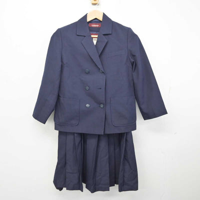 【中古】茨城県 笠原中学校 女子制服 2点 (ブレザー・ジャンパースカート) sf081350